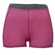 Dámské kalhotky BRYNJE CLASSIC WOOL BOXER-SHORTS pink