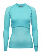 Dámské triko BRYNJE CLASSIC WOOL THERMO LIGHT SHIRT aqua XL