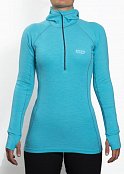 Dámská mikina BRYNJE CLASSIC WOOL HOODED SWEATER aqua XS
