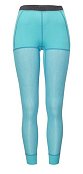 Dámské spodky BRYNJE CLASSIC WOOL THERMO LIGHT LONGS aqua S
