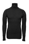 Triko BRYNJE ARCTIC DOUBLE ZIP POLO black