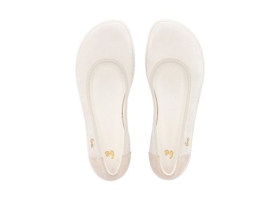 Barefoot baleríny BELENKA SOPHIE chalk white EU 38