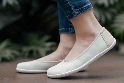 Barefoot baleríny BELENKA SOPHIE chalk white EU 38