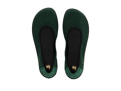 Barefoot baleríny BELENKA SOPHIE emerald green EU 40