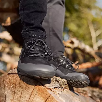 Barefoot boty GROUNDIES All Terrain Low Černé EU 41