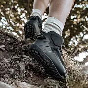 Barefoot kotníkové boty GROUNDIES All Terrain High Černé EU 39