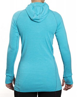 Dámská mikina BRYNJE CLASSIC WOOL HOODED SWEATER aqua  XS