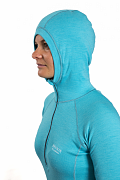 Dámská mikina BRYNJE CLASSIC WOOL HOODED SWEATER aqua  XS