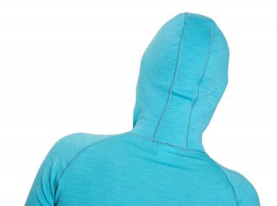 Dámská mikina BRYNJE CLASSIC WOOL HOODED SWEATER aqua  XS