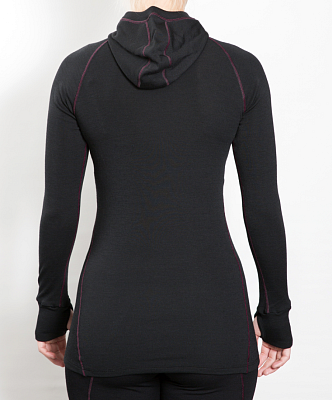 Dámská mikina BRYNJE CLASSIC WOOL HOODED SWEATER black  XL