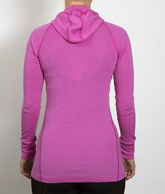 Dámská mikina BRYNJE CLASSIC WOOL HOODED SWEATER pink XL