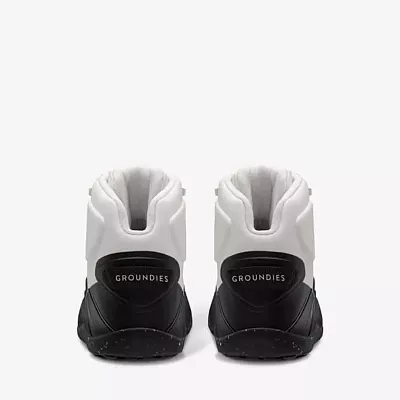 Dámské barefoot kotníkové boty GROUNDIES All Terrain High Bílé Černé EU 39