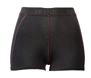 Dámské kalhotky BRYNJE CLASSIC WOOL BOXER-SHORTS black XS