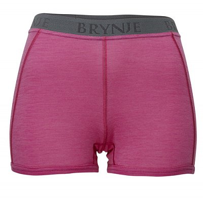 Dámské kalhotky BRYNJE CLASSIC WOOL BOXER-SHORTS pink M