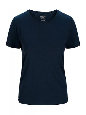 Dámské merino tričko BRYNJE Lady Classic Wool Light T-Shirt navy S