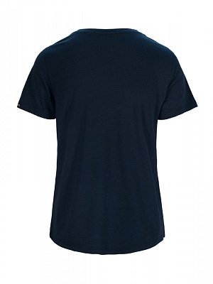 Dámské merino tričko BRYNJE Lady Classic Wool Light T-Shirt navy S