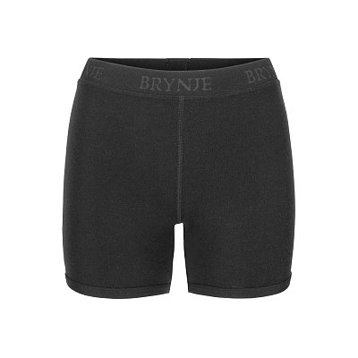 Dámské prodloužené merino boxerky BRYNJE Lady Classic Wool black  XS