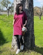 Dámské šaty REJOICE HAKONECHLOA SHORT SLEEVES LE U334 L