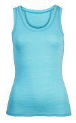 Dámské tílko BRYNJE CLASSIC WOOL THERMO LIGHT T-SHIRT aqua M