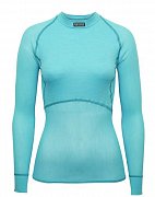 Dámské triko BRYNJE CLASSIC WOOL THERMO LIGHT SHIRT aqua L