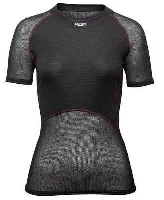 Dámské triko BRYNJE CLASSIC WOOL THERMO LIGHT T-SHIRT black S