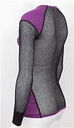 Dámské triko s dlouhým rukávem BRYNJE WOOL THERMO violet XL