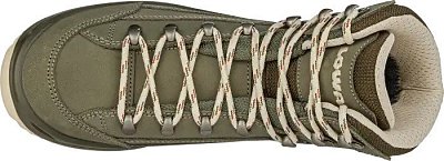 Dámské turistické boty LOWA RENEGADE GTX MID Ws grey green/panna UK 4