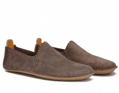 Dámské vycházkové mokasíny VIVOBAREFOOT ABABA L LEATHER brown EU 42