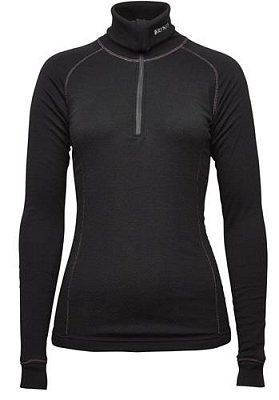 Dámský rolák BRYNJE ARCTIC DOUBLE ZIP-POLO black