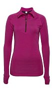 Dámský rolák BRYNJE ARCTIC DOUBLE ZIP-POLO violet  XS