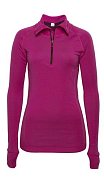 Dámský rolák BRYNJE ARCTIC DOUBLE ZIP-POLO violet  M