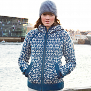 Dámský severský svetr ICEWEAR HELGA modrý XXL