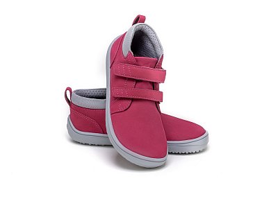 Dětské barefoot boty BeLenka Play dark pink EU 25