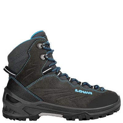 Dětské kotníkové boty LOWA CADIN GTX MID JR anthracite/turqoise EU 42
