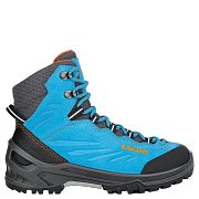 Dětské kotníkové boty LOWA CADIN GTX MID JR turqoise/flame EU 37