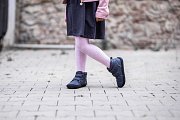 Dětské zimní barefoot boty BeLenka PENGUIN charcoal EU 32