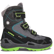 Dětské zimní boty LOWA MILO GTX HI black/turqoise EU 39