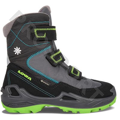 Dětské zimní boty LOWA MILO GTX HI black/turqoise EU 39
