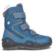 Dětské zimní boty LOWA MILO GTX HI blue/orange