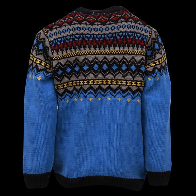 Dětský norský svetr ICEWEAR BLAER modrý 7-8 let