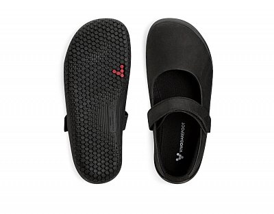 Dívčí barefoot sandály VIVOBAREFOOT WYN SCHOOL KIDS obsidian EU 26