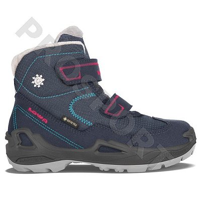 Dívčí zimní boty LOWA MILO GTX MID navy/magenta EU 31