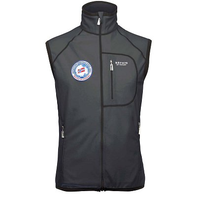 Fleecová vesta BRYNJE POLAR FLEECE dark grey  M