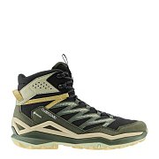 Lehké turistické boty LOWA MADDOX PRO GTX MID black/olive UK 11,5