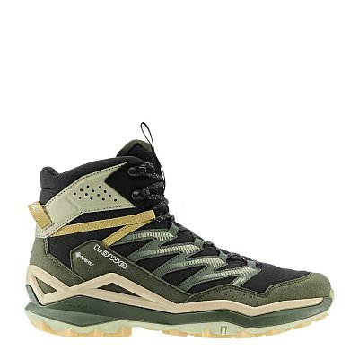 Lehké turistické boty LOWA MADDOX PRO GTX MID black/olive UK 11,5