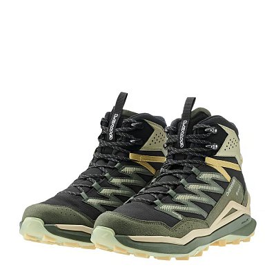 Lehké turistické boty LOWA MADDOX PRO GTX MID black/olive UK 11,5