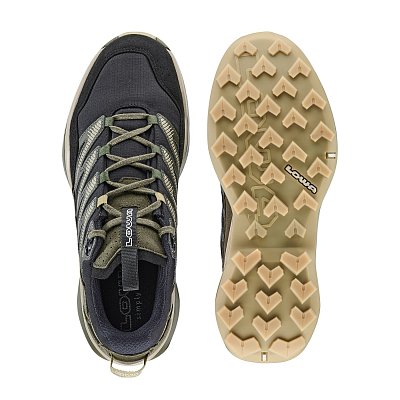 Lehké turistické polobotky LOWA MADDOX PRO GTX LO black/olive UK 9,5