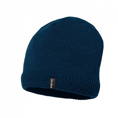 Nepromokavá zimní čepice DEXSHELL BEANIE SOLO navy S/M