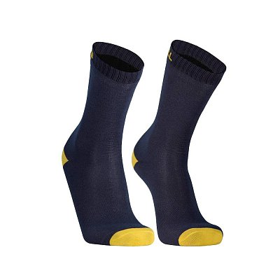 Nepromokavé ponožky DEXSHELL ULTRA THIN CREW navy/lime XL