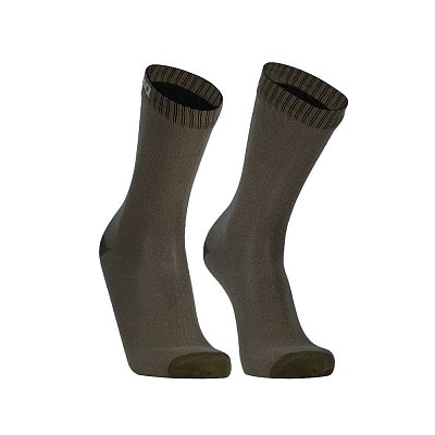 Nepromokavé ponožky DEXSHELL ULTRA THIN CREW olive green XL